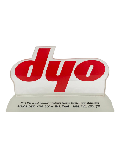 DYO 2011 Yılı İnşaat Boyaları Toptancı Bayiler Satış Üçüncülüğü Plaketi